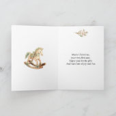 Grote Grand 1e Kerst Notenkraker Wenskaart Kaart (Binnen)