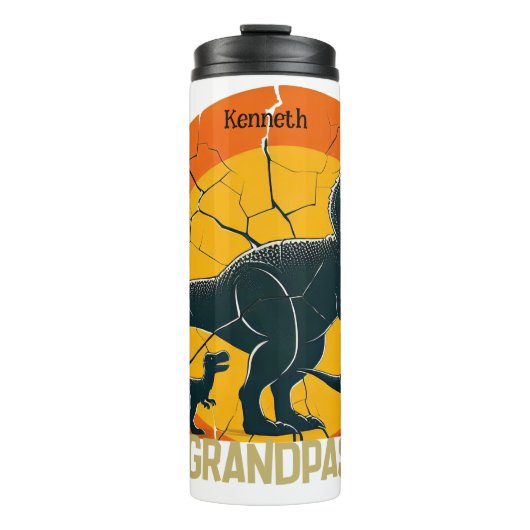 Grote Grandpasaurus: Dino Wijsheid, Familie Roar Thermosbeker (Voorkant)