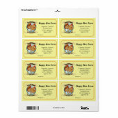 Grote Grappige Kippen Label (Full Sheet)