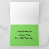 Grote Grappige Vaderdag Kaart (Binnen)