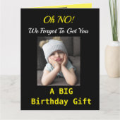 Grote grappige verjaardag van groep Grumpy Girl Kaart (Voorkant)