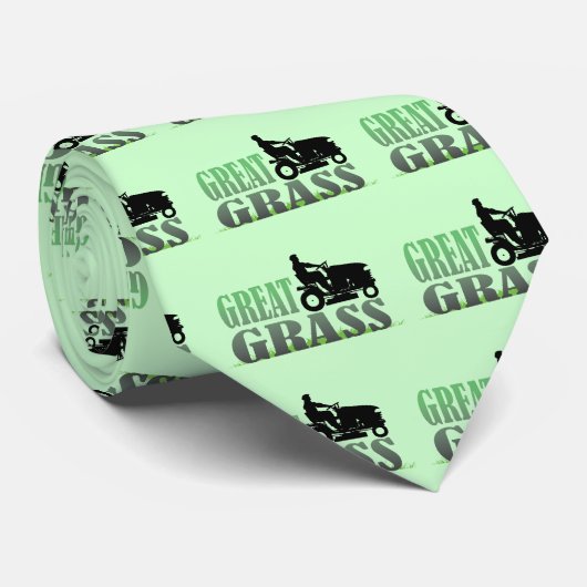 Grote gras stropdas (Opgerold)