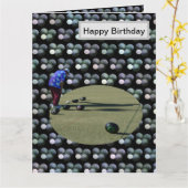 Grote grassen, Birthday Kaart, Kaart (Gele Bloem)