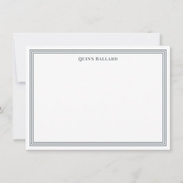 Grote-grenskaart voor steenkool, grijs notitiekaartje