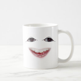 Grote griezelige glimlach voor jou! koffiemok