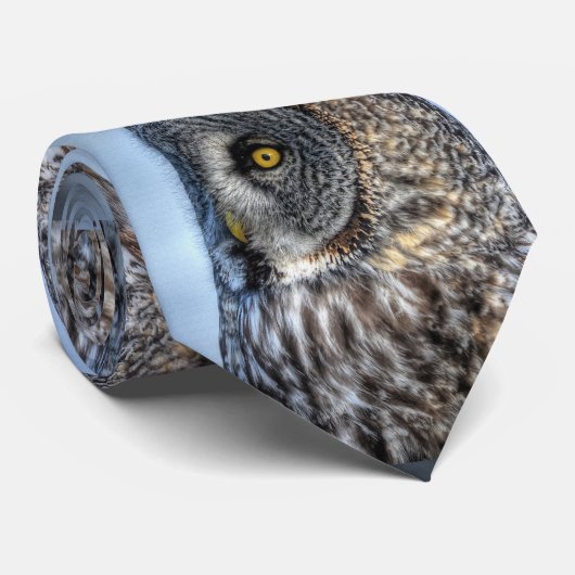 Grote grijze boomkorportret Wildlife-lover-Stropda Stropdas (Opgerold)