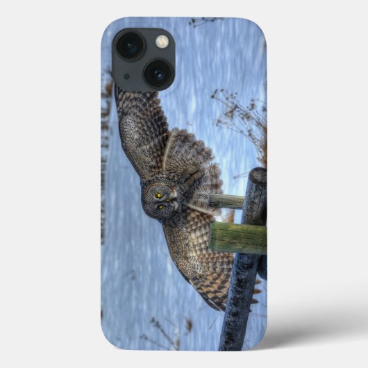 Grote Grijze boomkorren en Fence Wildlife Foto II Case-Mate iPhone Case (Achterkant)