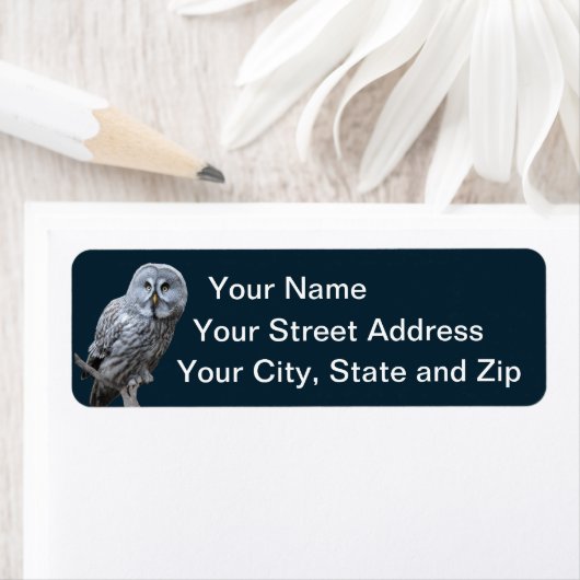 Grote grijze boomkorren etiket (Insitu)