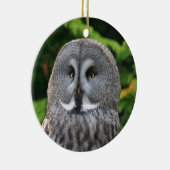 Grote grijze boomkorren keramisch ornament (Rechts)