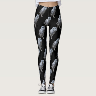 Grote grijze boomkorren leggings
