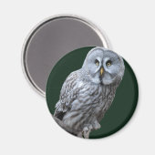 Grote grijze boomkorren magneet (Voorkant / Achterkant)