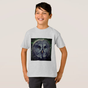 Grote grijze boomkorren t-shirt