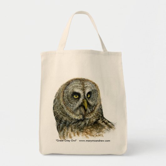 Grote grijze boomkorren tote bag (Voorkant)