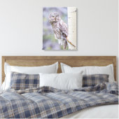Grote grijze espentak canvas afdruk (Insitu (Slaapkamer))