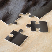 Grote Grijze Owl alleen Legpuzzel (Zijkant)
