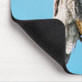 Grote Grijze Owl Mousepad Muismat (Hoek)
