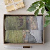 Grote grijze paardenschuur tissuepapier (Geschenk)