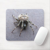 grote grijze spin muismat (Met muis)