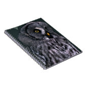 Grote grijze uil notitieboek (Rechterzijde)