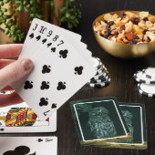 Grote Grijze Uil Pokerkaarten (Insitu)
