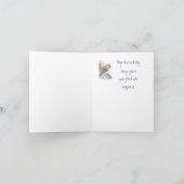 Grote grijze vogelkaart kaart (Binnen)