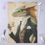 Grote grillige mythologische fantasiedraak tissuepapier (Craft)