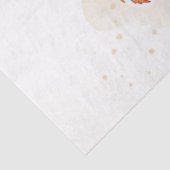 Grote grillige Waterverf Herfst Wildflowers Tissuepapier (Detail)