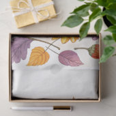 Grote grillige Waterverf Herfst Wildflowers Tissuepapier (Geschenk)