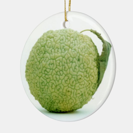 Grote Groene Appelbes Keramisch Ornament (Links)