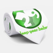 grote groene bal #29 stropdas (Opgerold)