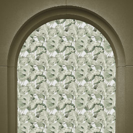 Grote groene bladeren, prachtig & serene schil & s behang