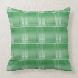 Grote groene geruite kussenhoes 50 x 50 cm kussen