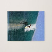 Grote groene golf overleven legpuzzel (Horizontaal)