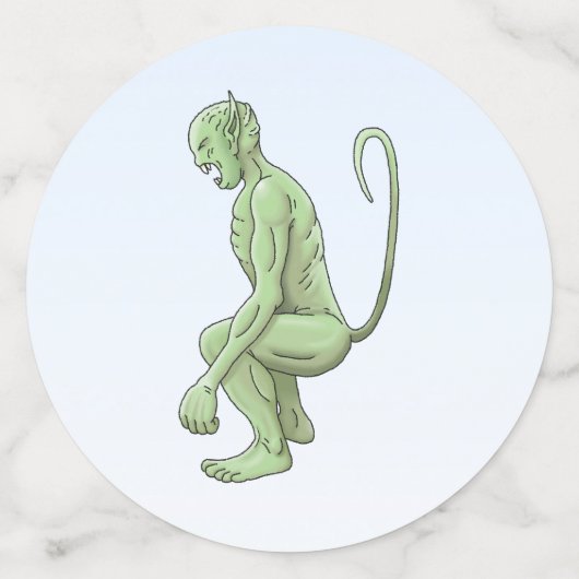 Grote Groene Kobold Confetti (Grote achterkant)