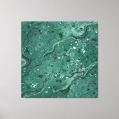 Grote Groene Marmeren Muur Art Decor Canvas Afdruk (Voorkant)