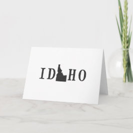 Grote Groet van de Brief van de Naam van Idaho de Kaart