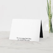 Grote Groot DANKT U Bedankkaart (Achterkant)