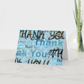 Grote Groot DANKT U Bedankkaart (Voorkant)