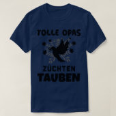 Grote grootloopduiven Cool grandpas ras p T-shirt (Design voorkant)