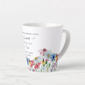 Grote grootmabloemen gedicht land Wilde bloem Latte Mok (Rechterhoek)