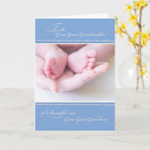 Grote Grootmoeder/Nieuwe Grote Kleinzoon Kaart (Gele Bloem)