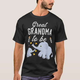 Grote grootmoeder om olifant Baby shower te zijn T-shirt