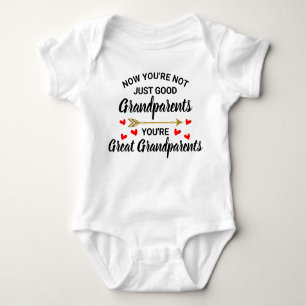 Grote grootouders Baby Aankondiging Baby Bodysuit