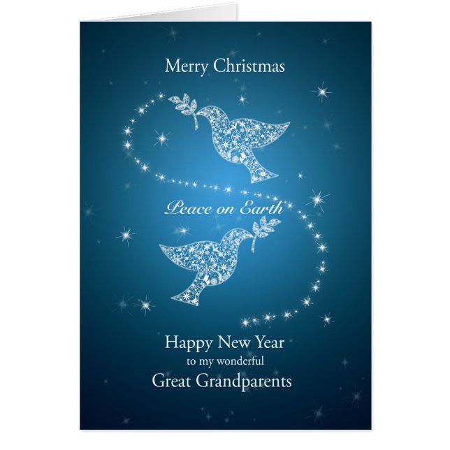 Grote grootouders, Doves of Peace Kerstmis (Voorkant)