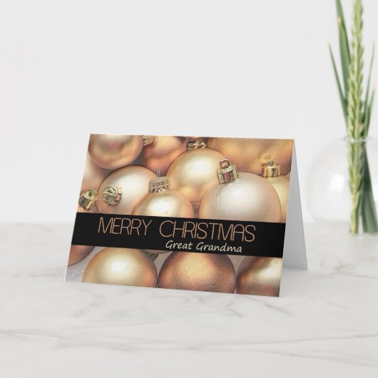 Grote grootouders Kerst Feestdagen Kaart (Voorkant)
