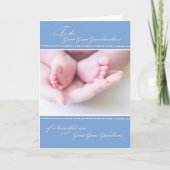 Grote grootouders Nieuwe Grote Grootzoon Kaart (Voorkant)