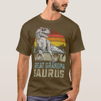 Grote grootpasaurus T Re Dinosaur Grandpa Saurus F T-shirt