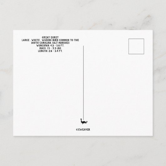 Grote grot briefkaart (Achterkant)