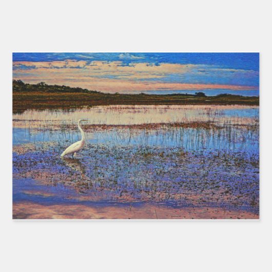 Grote grot in de wetlands inpakpapier vel (Voorkant 2)