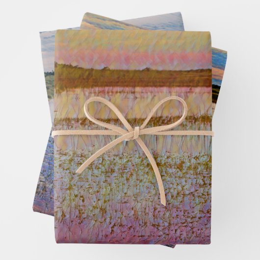 Grote grot in de wetlands inpakpapier vel (In situ)